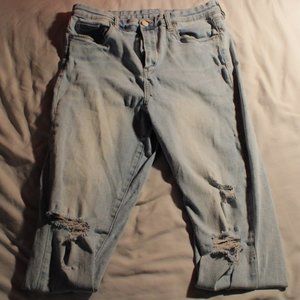 Light Blue Ripped Jeans